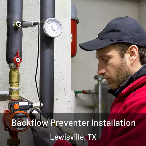  Backflow Preventer Installation Lewisville, TX