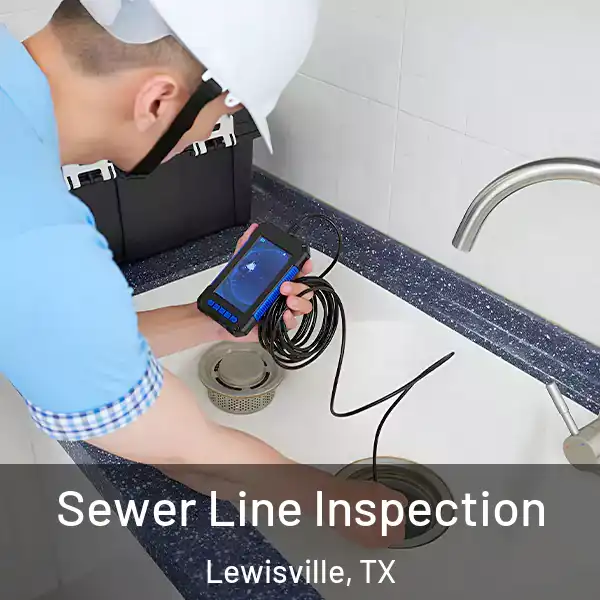  Sewer Line Inspection Lewisville, TX